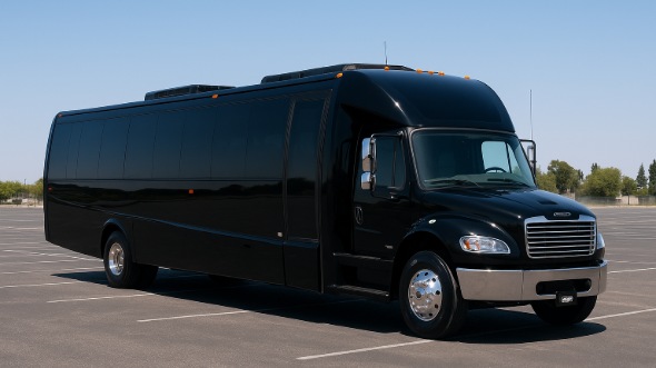 Exterior of Scottsdale Party Bus Company's 35 Passenger Minibus in Scottsdale