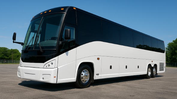 Exterior of Peoria Party Bus Company's 50 Passenger Party Bus in Peoria