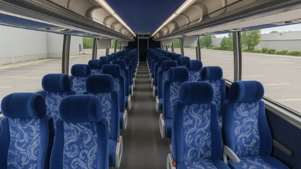 Interior of Scottsdale Party Bus Company's ADA Charter Bus in Scottsdale