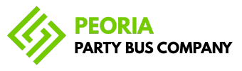 peoria party bus company logo