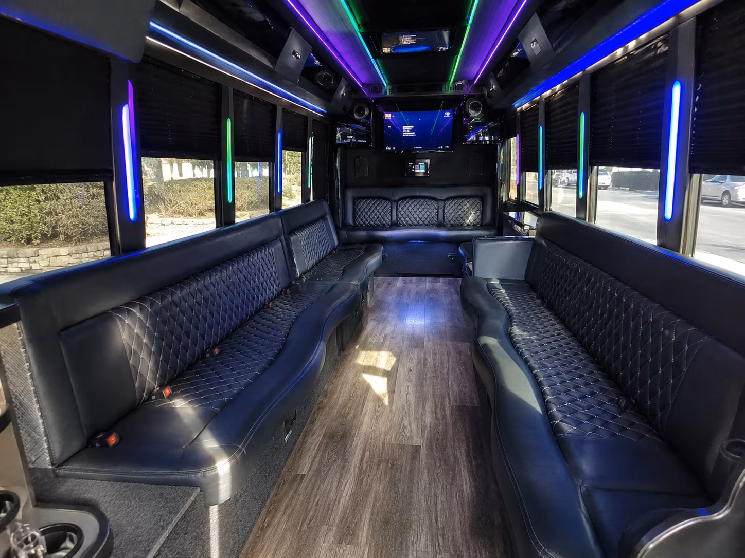 Scottsdale Bachelor & Bachelorette Transportation party bus exterior
