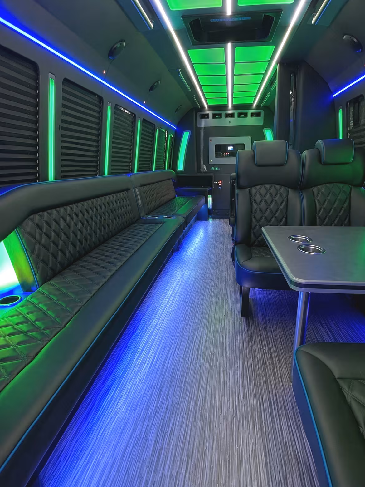 Scottsdale Concert & Music Festival Transportation party bus interior