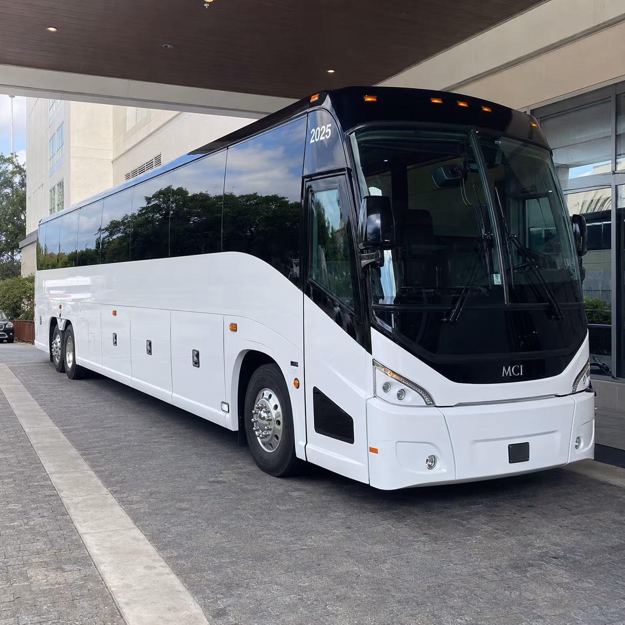 Scottsdale School Event Transportation party bus exterior