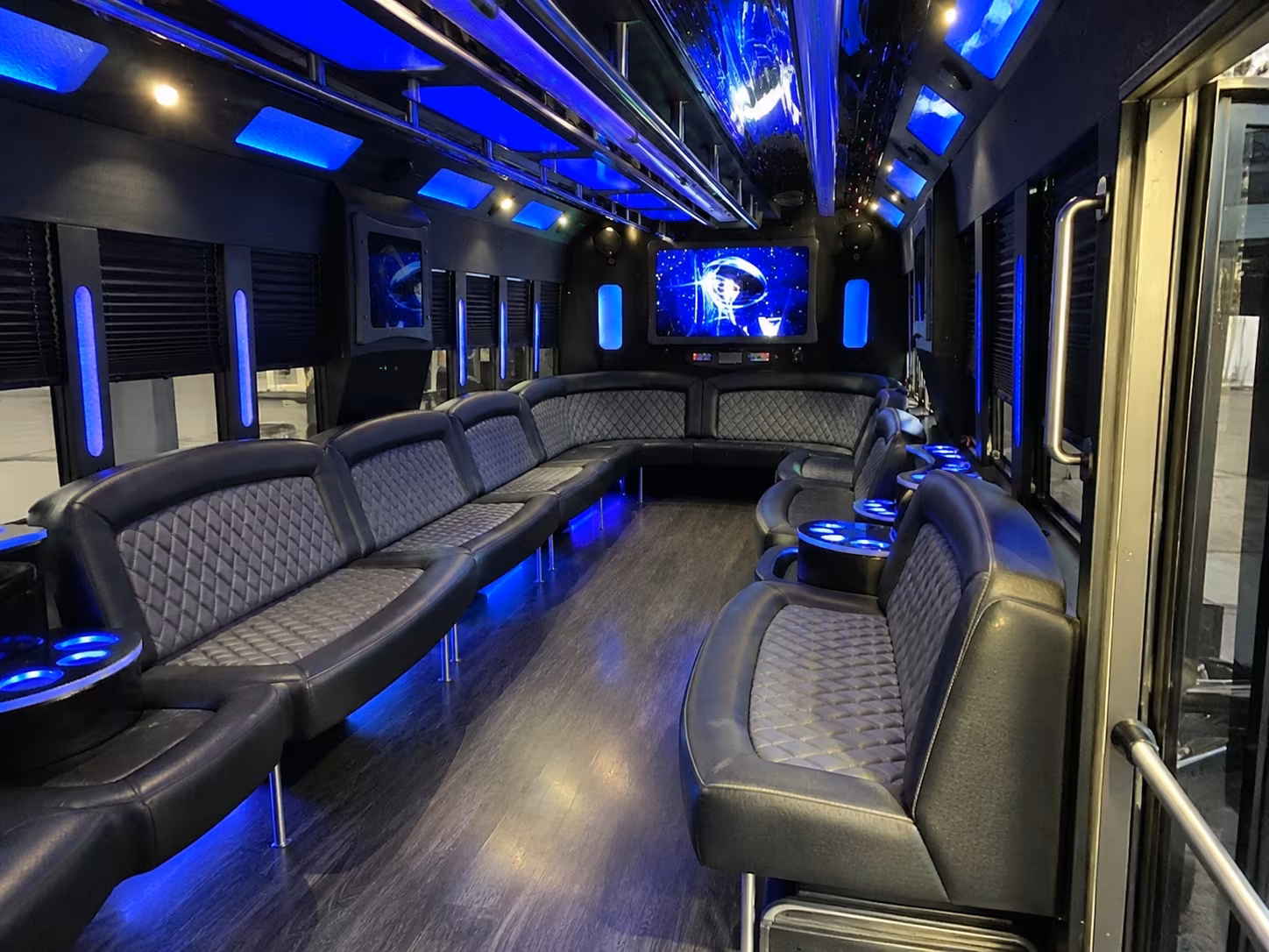 Scottsdale Sporting Event Transportation party bus exterior