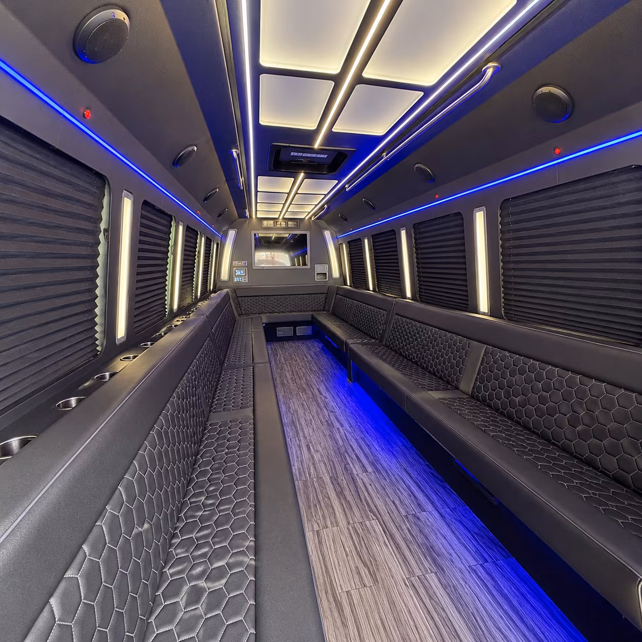 Scottsdale Sporting Event Transportation party bus exterior