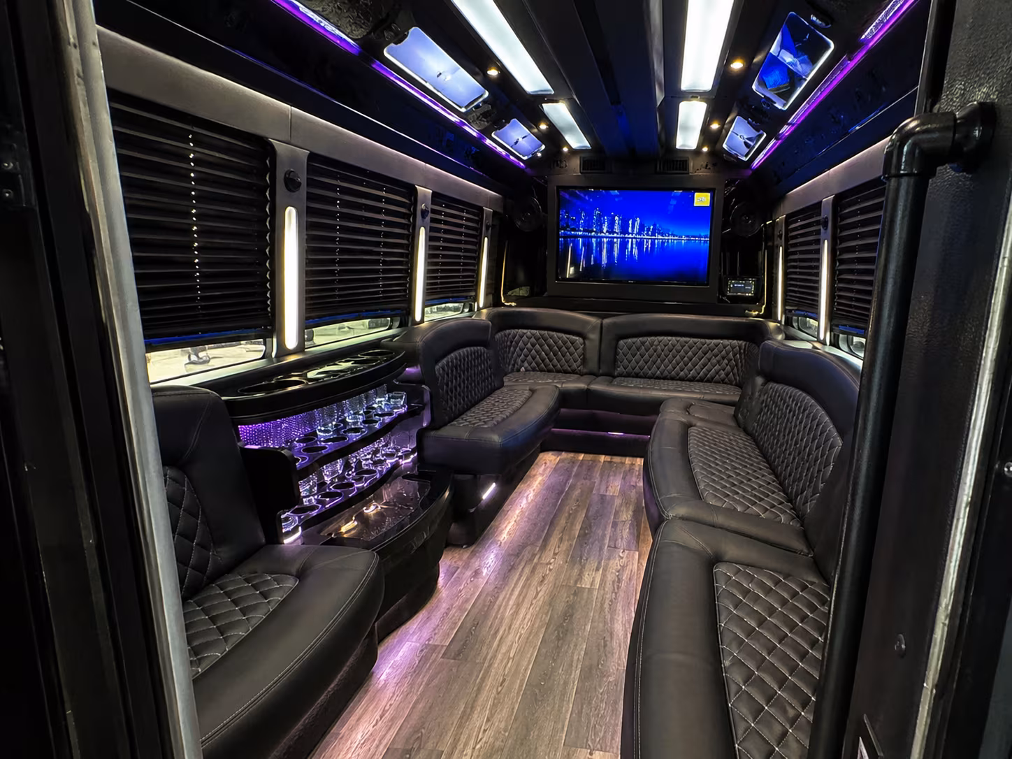 Scottsdale Sporting Event Transportation party bus exterior