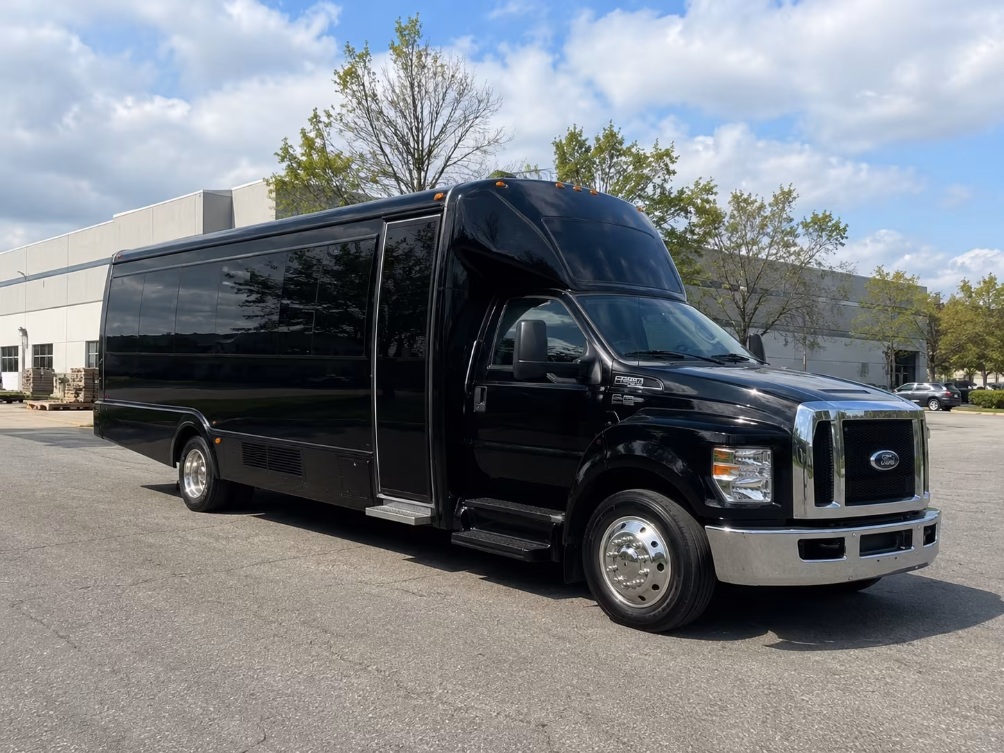 Scottsdale Wedding Transportation party bus exterior