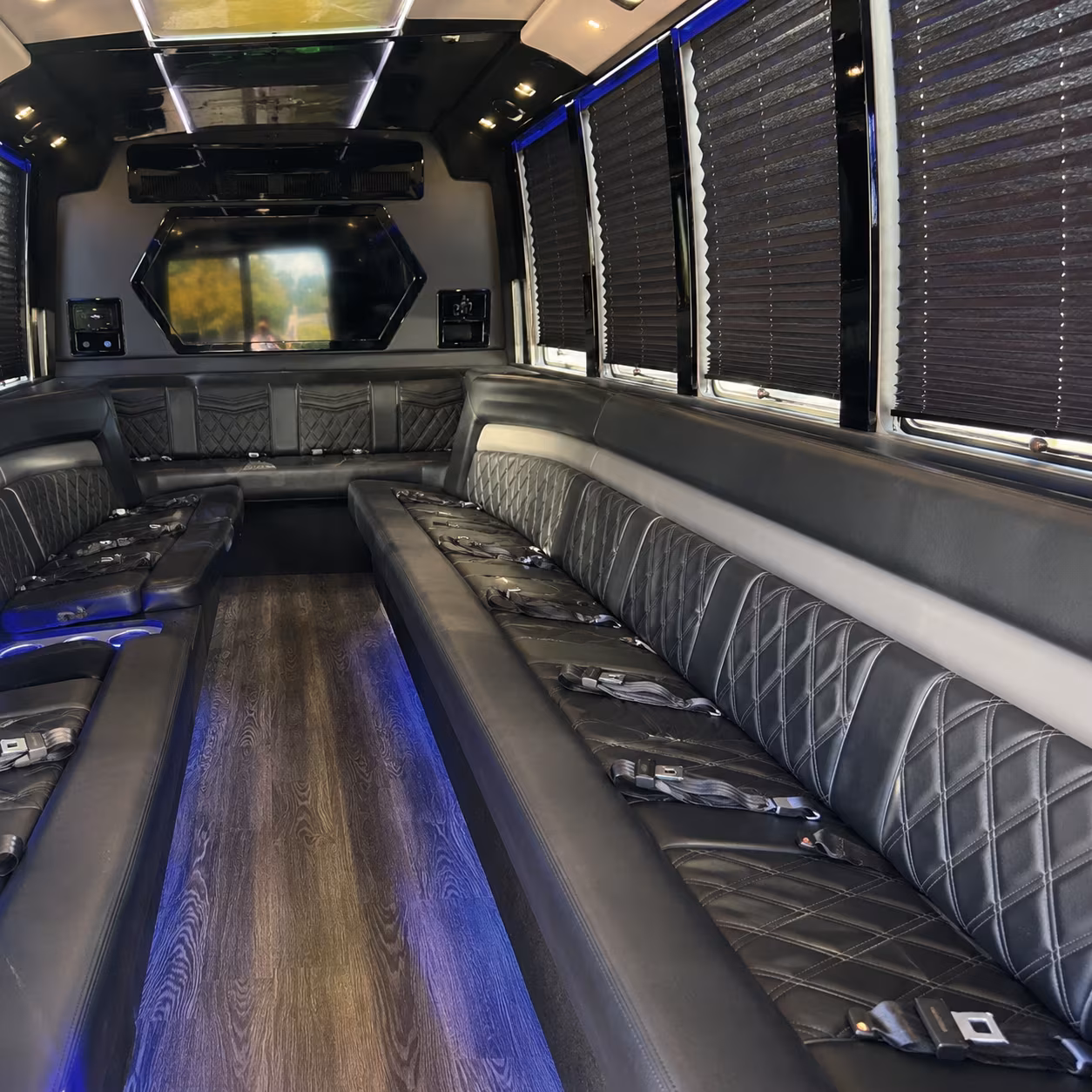 Scottsdale Wedding Transportation party bus exterior